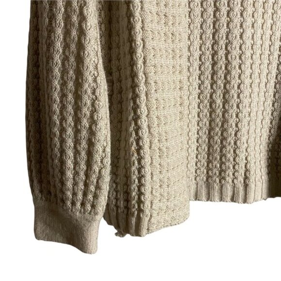 Urban Behavior Women's Light Tan Knit Cardigan - Picture 3 of 7